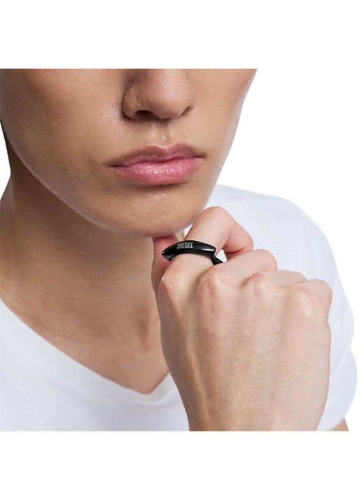 Diesel Metamorph ring DX1632001 - detail 5 zwart