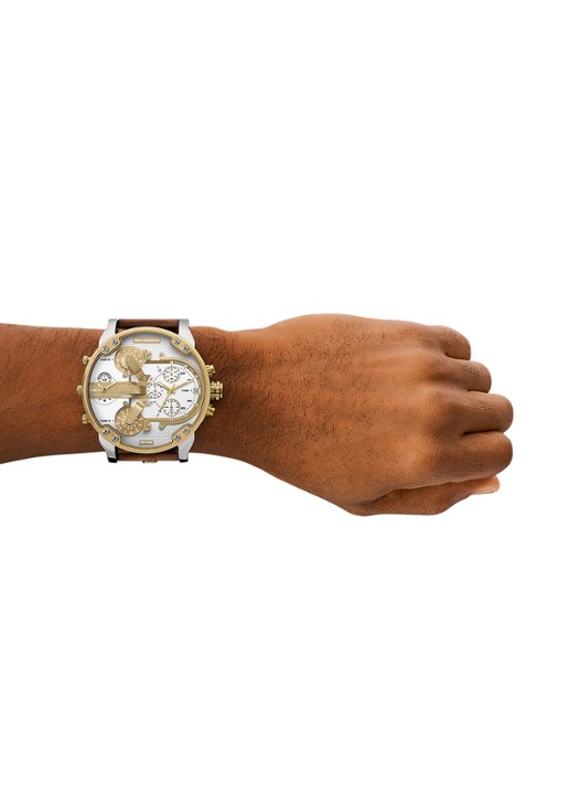 Diesel Mr. Daddy 2.0 horloge DZ7483 - detail 5 bruin