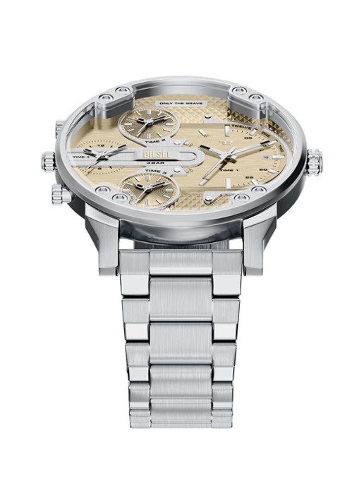 Diesel Mr. Daddy Slim horloge DZ7495 - detail 4 zilver