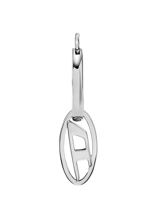 Diesel Oval D enkele oorring met logo DX1601040