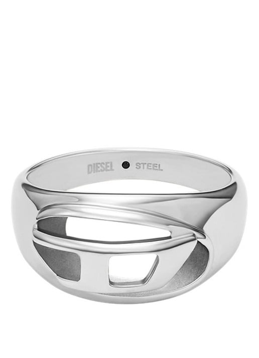 Diesel Oval ring DDX1715040 - detail 2 zilver