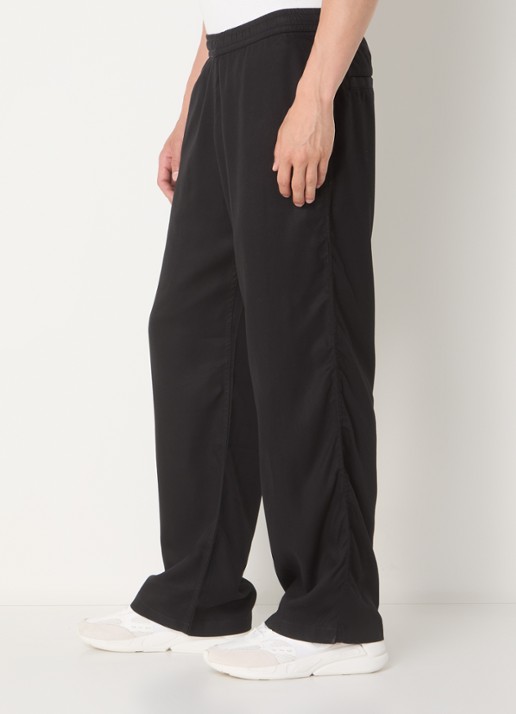Diesel P-DREYER-C loose fit broek  met steekzakken - detail 4 zwart