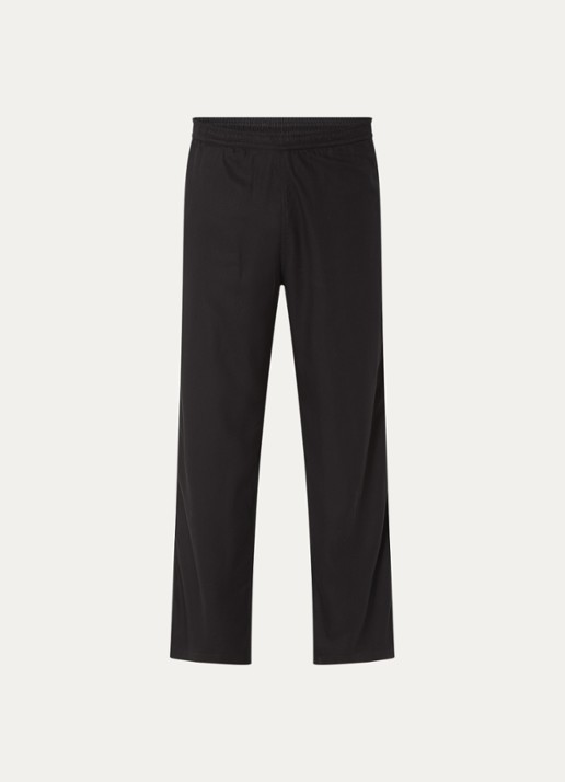 Diesel P-DREYER-C loose fit broek  met steekzakken - voorkant zwart