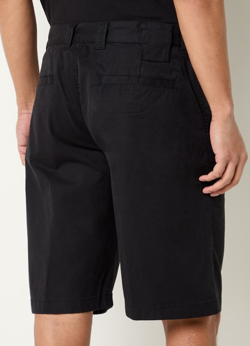 Diesel P-Hant-Chino-Short-Epch loose fit korte chino met steekzakken - achterkant 4 zwart