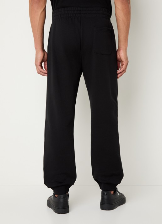 Diesel P-Marky-Od tapered fit joggingbroek met logo - achterkant zwart