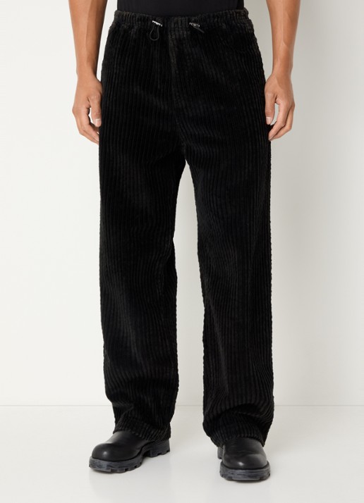Diesel P-Martial loose fit broek van corduroy met trekkoord