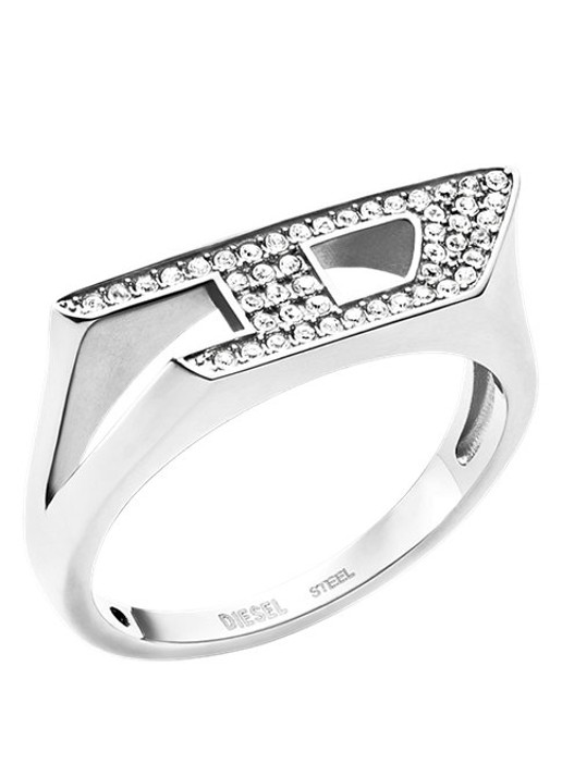 Diesel Ring met logo DX1629040
