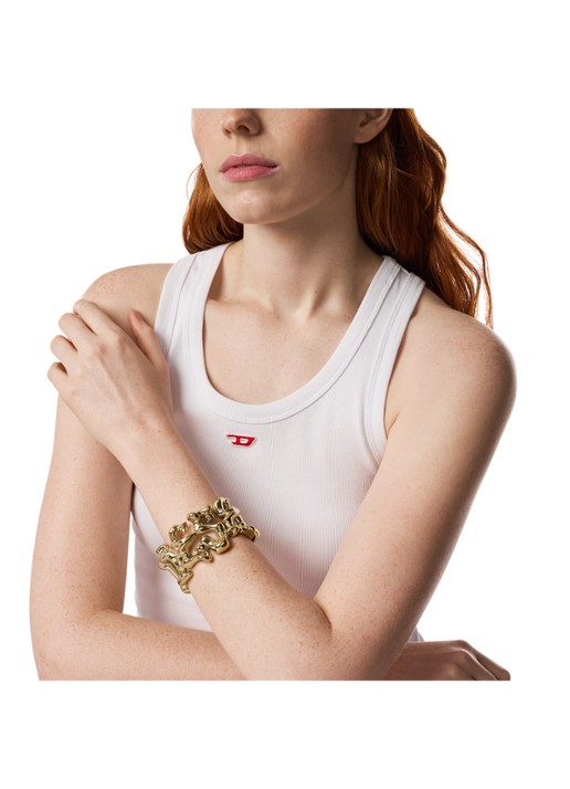 Diesel Runway bangle DX1660710 - detail 3 goud