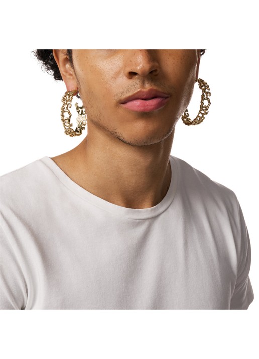 Diesel Runway oorringen DX1656710 - detail 5 goud