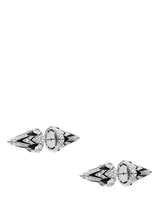 Diesel Runway oorstekers DX1657931 - detail zilver