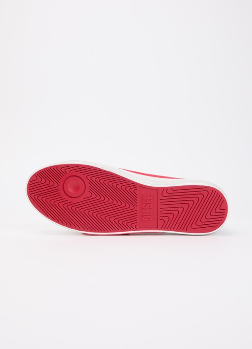 Diesel S-D-Verse Mid II sneaker met destroyed afwerking - detail 4 zwart