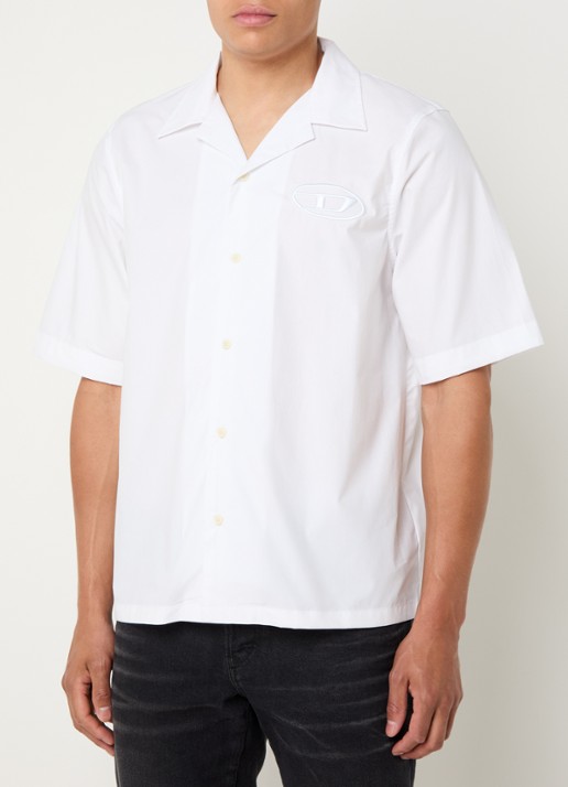 Diesel S-Mac-Pcal regular fit overhemd met logo