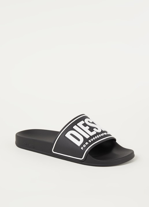 Diesel S-Mayemi slipper met logo