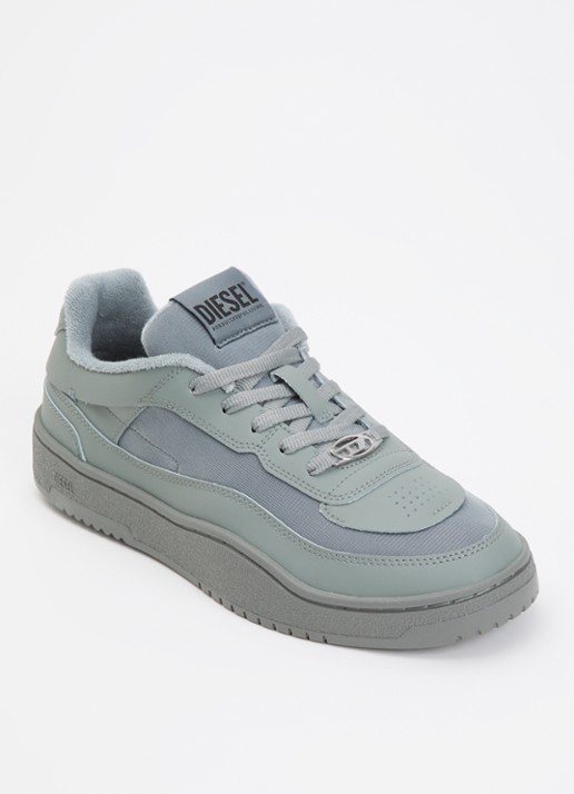 Diesel S-Oval Skate sneaker met leren details