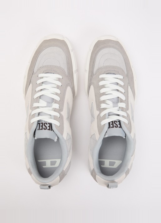 Diesel S-Pagodha sneaker van suède - detail 4 grijs