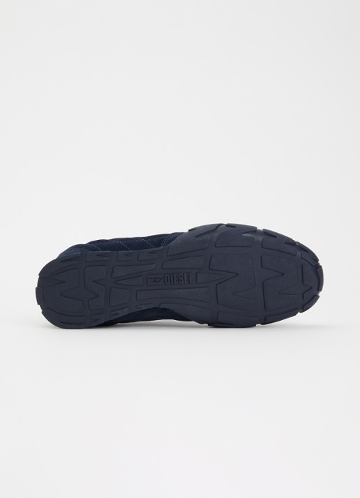 Diesel S-Pagodha sneaker van suède - detail 5 donkerblauw