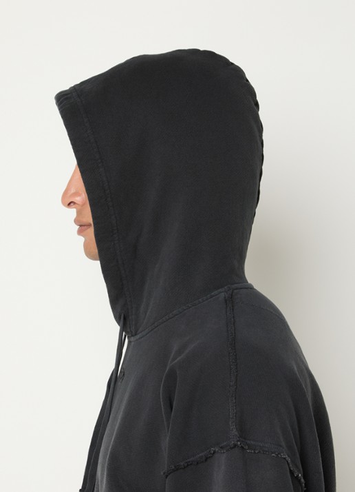 Diesel S-Pock-Hood hoodie met logoborduring - detail 2 antraciet
