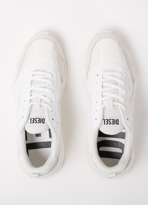 Diesel S-Serendipity Sport sneaker met mesh details - detail 4 wit