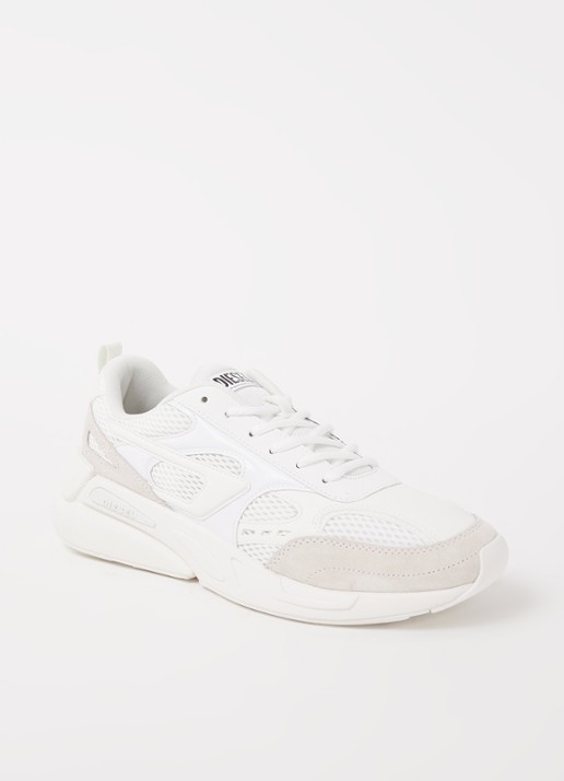 Diesel S-Serendipity Sport sneaker met mesh details - voorkant wit