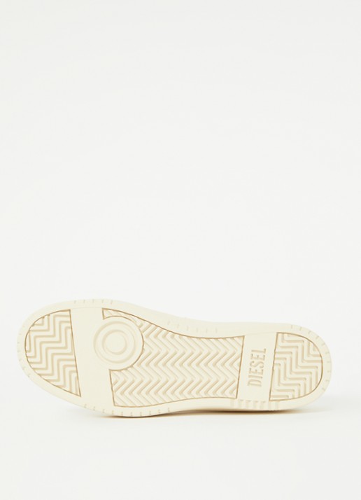 Diesel S-Tracker-D sneaker van leer - detail 5 wit