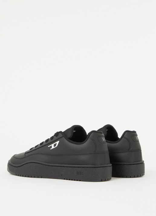 Diesel S-Tracker-D sneaker van leer - achterkant 5 zwart
