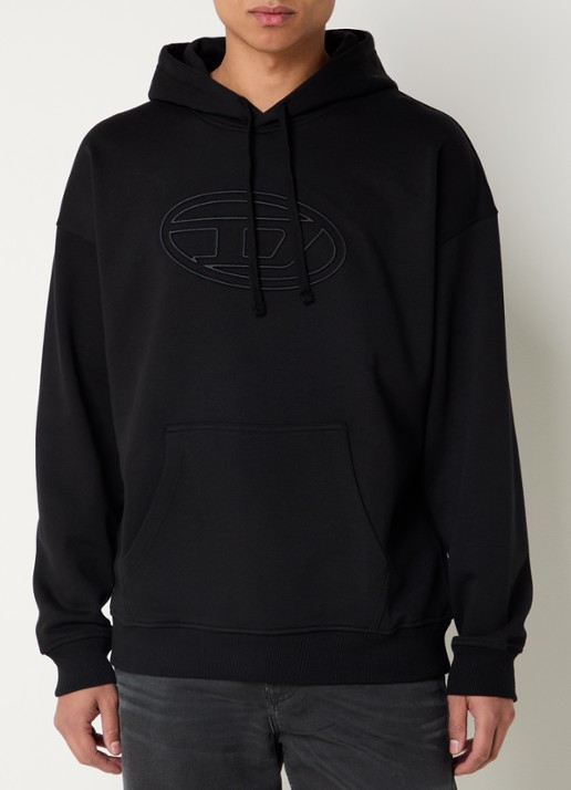 Diesel S-Ummer-Bigoval hoodie met 3D logoprint