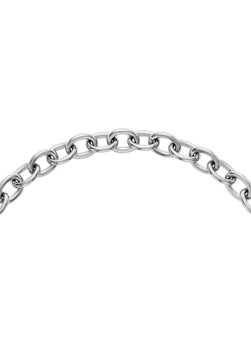 Diesel Schakelarmband met logo DX1592040 - detail 2 zilver