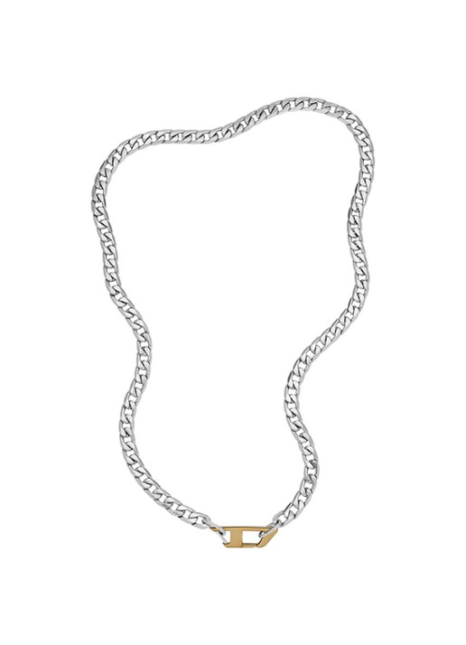 Diesel Schakelketting DX1343040 - voorkant zilver