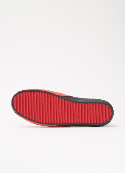 Diesel Slante-D Low sneaker van leer met logo - detail 5 rood