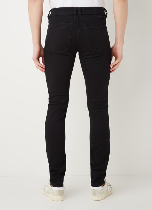 Diesel Sleenker skinny jeans met stretch - achterkant zwart