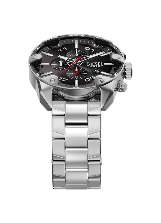 Diesel Spiked horloge DZ4709 - detail 5 zilver