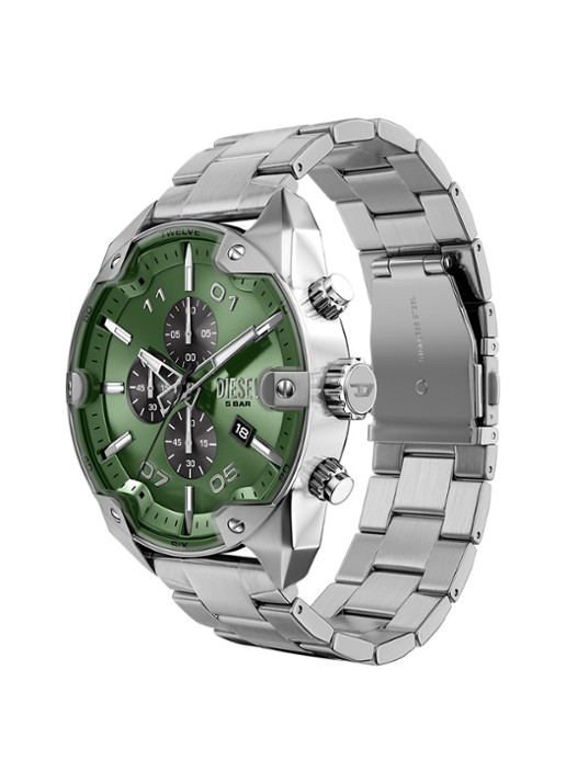 Diesel Spiked horloge DZ4712 - detail 4 zilver