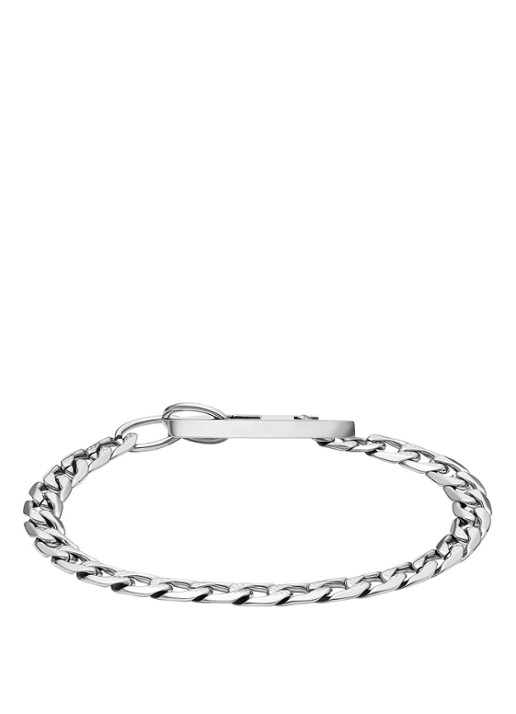 Diesel Steel schakelarmband DX1496040 - detail zilver