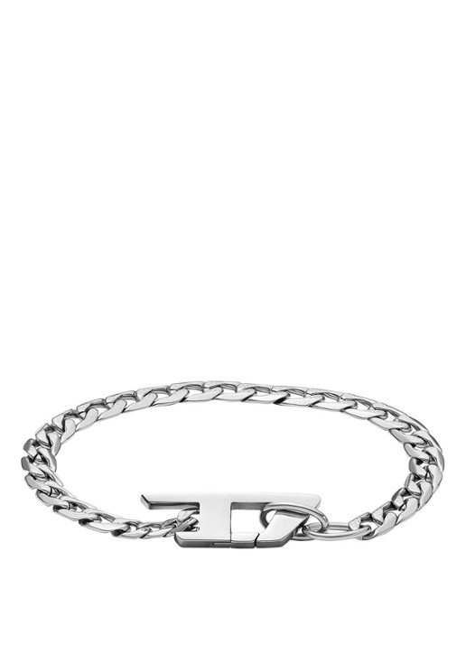 Diesel Steel schakelarmband DX1496040 - voorkant 2 zilver