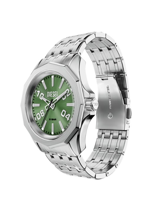 Diesel Stinger horloge DZ2237 - detail 5 zilver