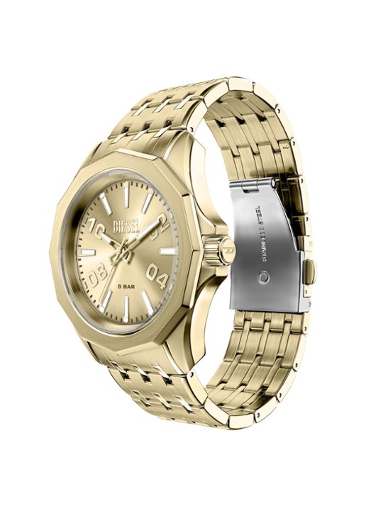 Diesel Stinger horloge DZ2237 - detail 4 goud