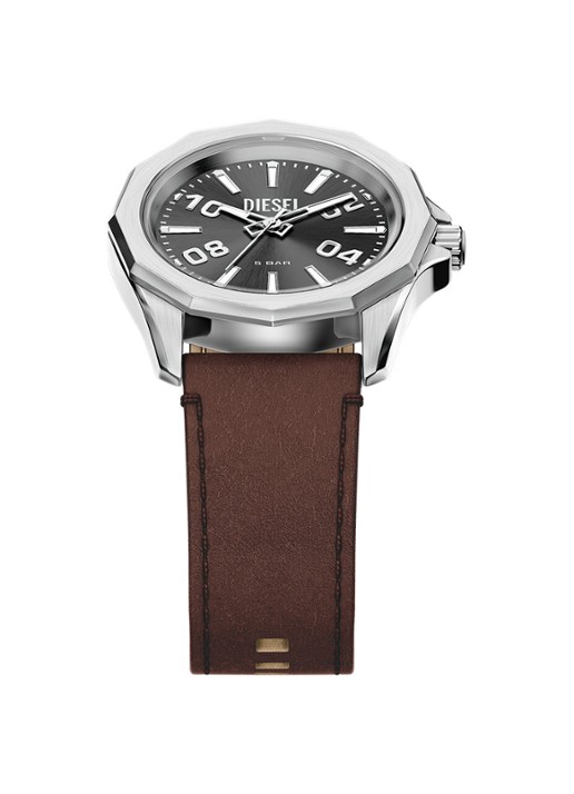 Diesel Stinger horloge DZ2238 - detail 3 zilver
