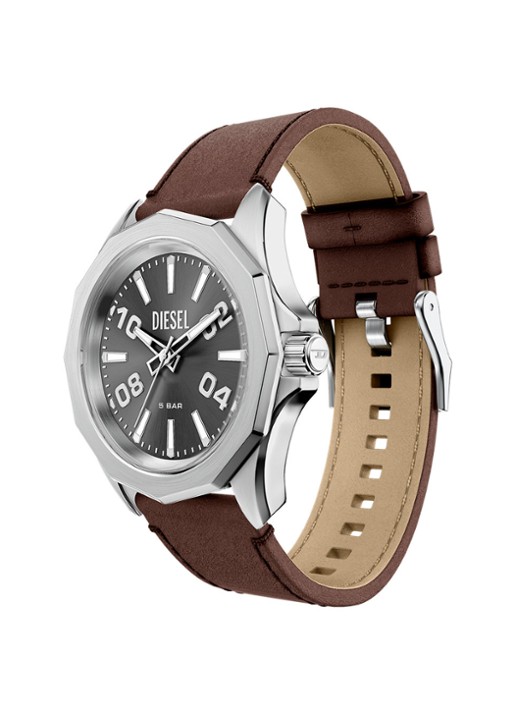 Diesel Stinger horloge DZ2238 - detail 4 zilver