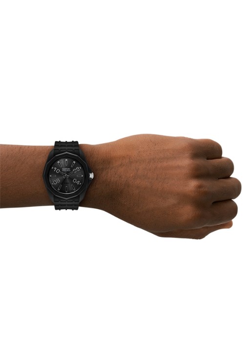 Diesel Stinger horloge DZ2243 - detail 3 zwart