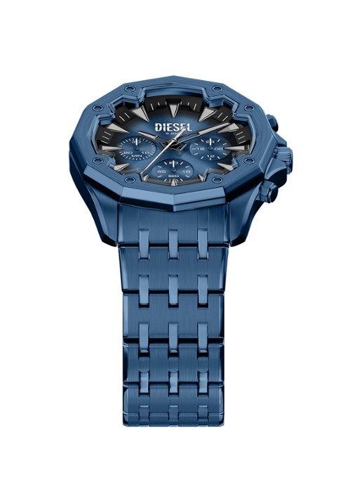 Diesel Stinger horloge DZ4705 - detail 3 blauw