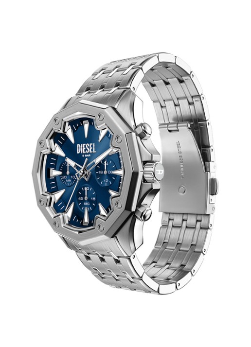 Diesel Stinger horloge DZ4706 - detail 5 zilver