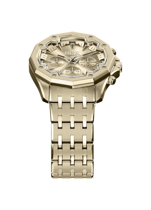 Diesel Stinger horloge DZ4707 - detail 3 goud