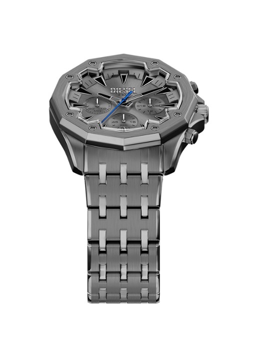 Diesel Stinger horloge DZ4708 - detail 4 zilver