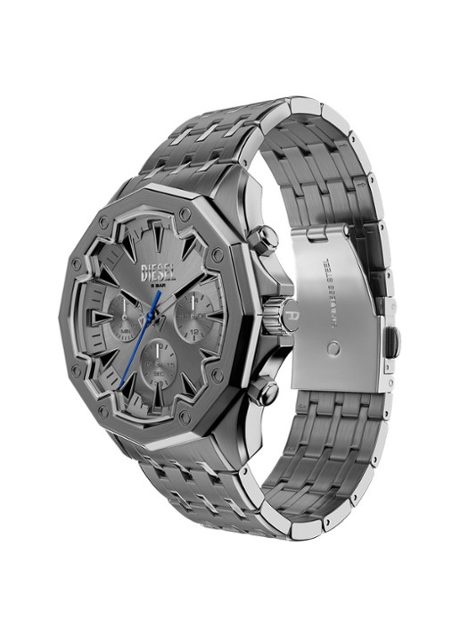 Diesel Stinger horloge DZ4708 - detail 5 zilver