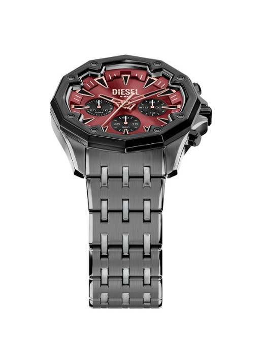 Diesel Stinger horloge DZ4715 - detail 4 donkergrijs