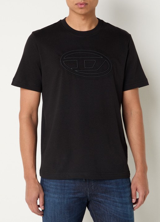 Diesel T-Adjust T-shirt met 3D logoprint