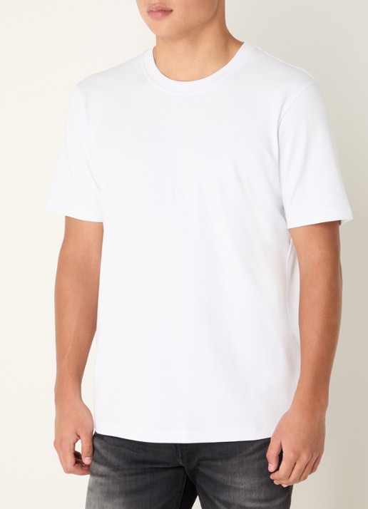 Diesel T-Adjust T-shirt met logoborduring