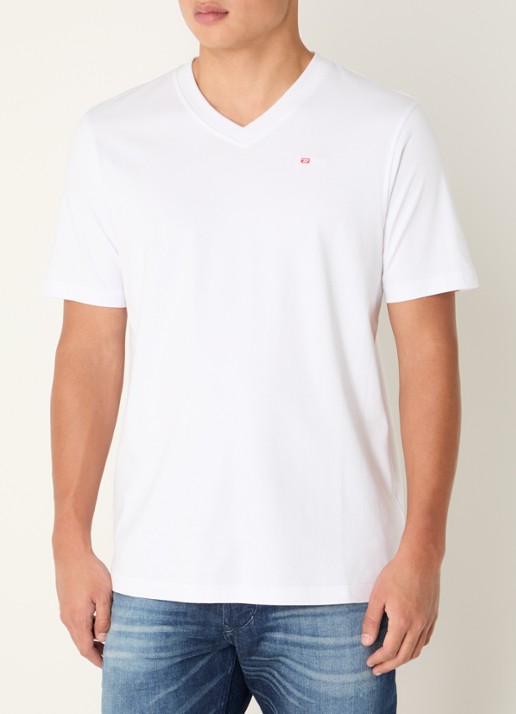 Diesel T-Adjust T-shirt met logoborduring
