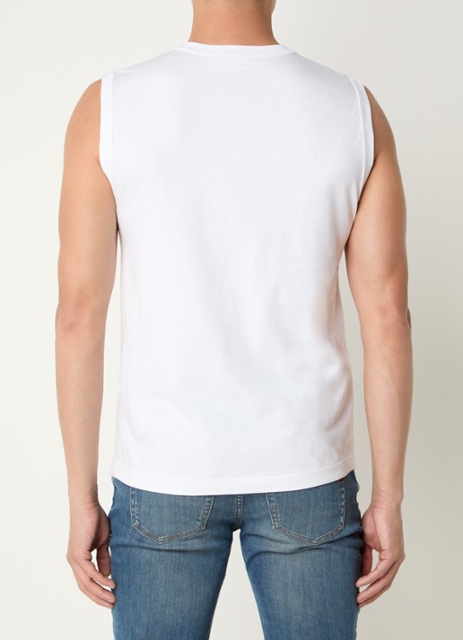 Diesel T-Bisco-Od tanktop met logo - achterkant 4 wit