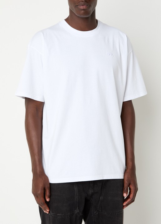 Diesel T-Boxt T-shirt met logo- en backprint - achterkant 3 wit